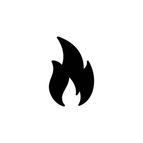 Fire Icon Vector Web Mobile App Fire Sign Symbol – Stock-vektor