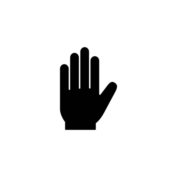 Hand Icon Vector Web Mobile App Hand Sign Symbol Hand — Vettoriale Stock