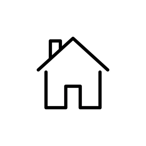 Casa Icono Vector Para Web Aplicación Móvil Inicio Signo Símbolo — Archivo Imágenes Vectoriales