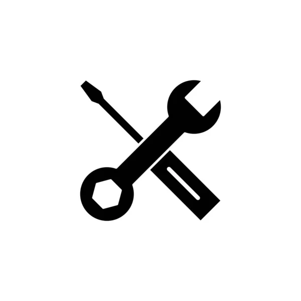Ремонт Инструментов Иконка Вектор Веб Мобильного Приложения Знак Инструмента Символ — стоковый вектор