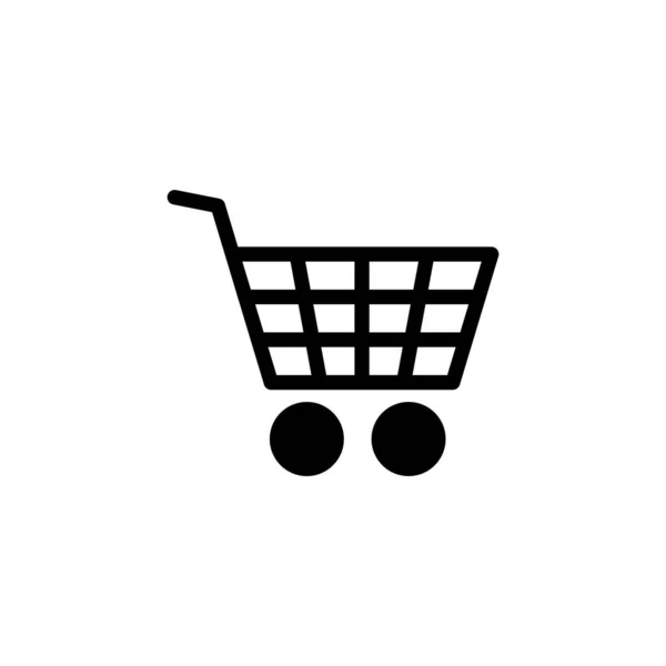 Vecteur Icônes Shopping Pour Application Web Mobile Panneau Symbole Panier — Image vectorielle