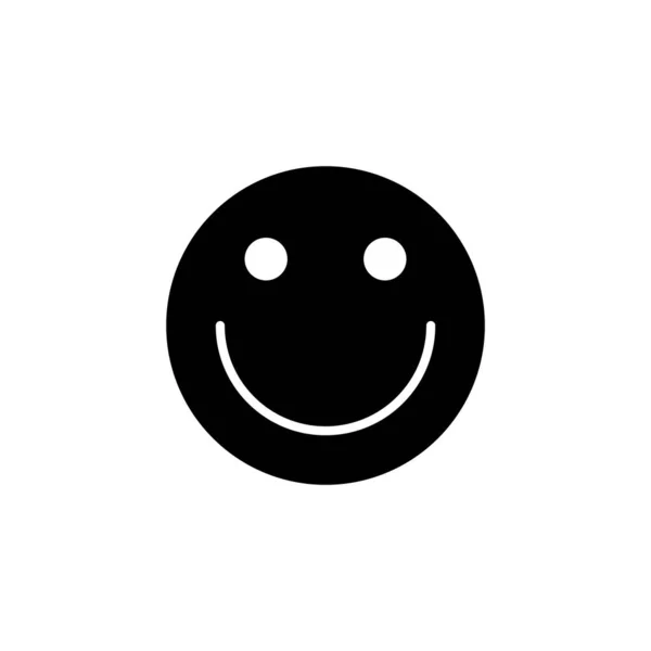Vector Icono Sonrisa Para Web Aplicación Móvil Sonrisa Icono Emoticono — Vector de stock