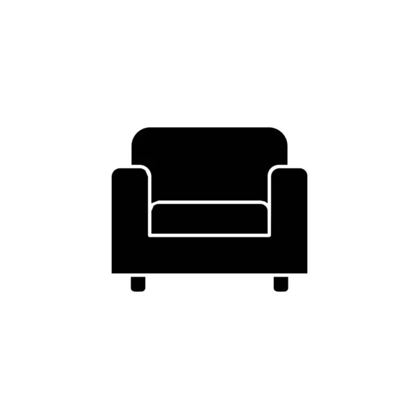 Sofa Icon Vector Web Mobile App Sofa Sign Symbol Furniture — Stock Vector