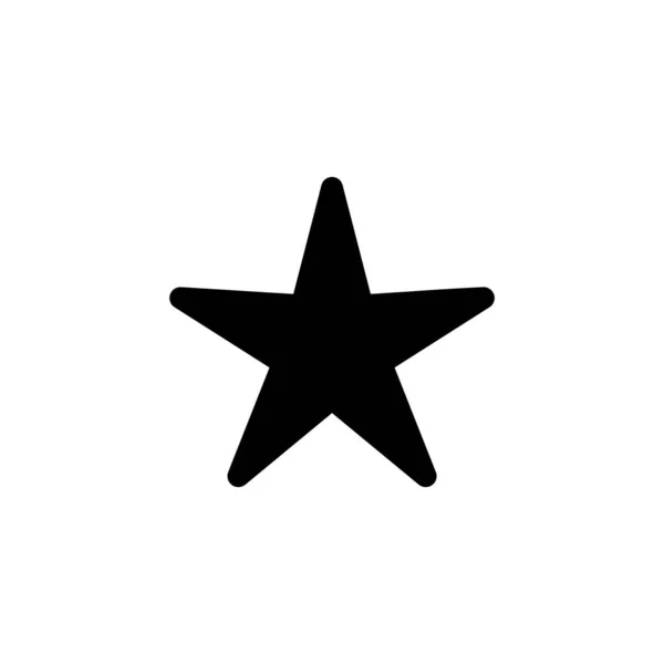 Star Icon Vetor Para Web Aplicativo Móvel Sinal Classificação Símbolo — Vetor de Stock