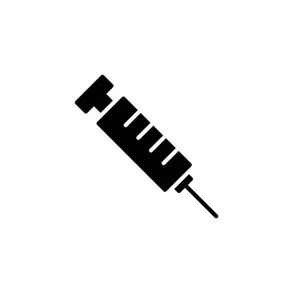 Webおよびモバイルアプリ用のシリンジアイコンベクトル 注射器のサインと記号 ワクチンアイコン — ストックベクタ