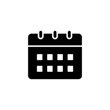 Calendar icon vector for web and mobile app. Calender sign and symbol. Schedule icon symbol
