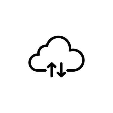 Cloud icon vector for web and mobile app. cloud sign and symbol