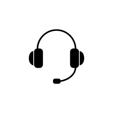 Headphone icon vector for web and mobile app. headphone sign and symbol