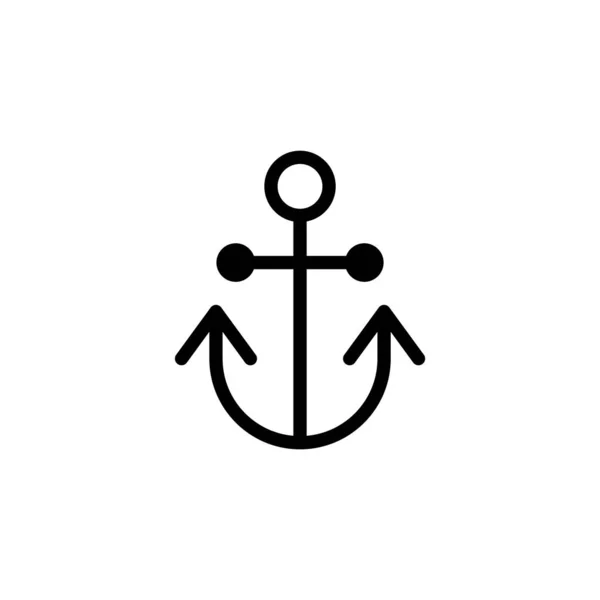 Anchor Icon Vector Web Mobile App Anchor Sign Symbol Anchor — Stockvector