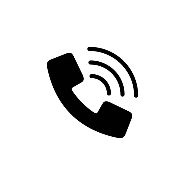 Call Icon Vector Web Mobile App Telephone Sign Symbol Phone — Stockvector