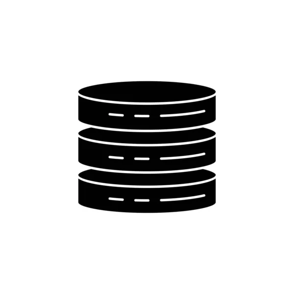 Database Icon Vector Web Mobile App Database Sign Symbol — Stockvektor