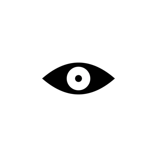Eye Icon Vector Web Mobile App Eye Sign Symbol Look — Stok Vektör