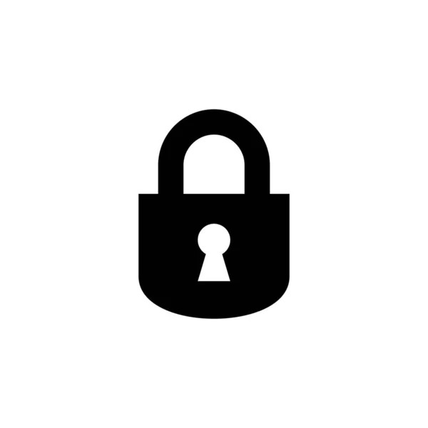 Webおよびモバイルアプリ用のアイコンベクトルをロックします 南京錠の記号と記号 暗号化アイコン セキュリティシンボル — ストックベクタ