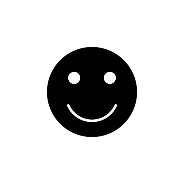 Vetor Ícone Sorriso Para Web Aplicativo Móvel Ícone Emoticon Sorriso — Vetor de Stock