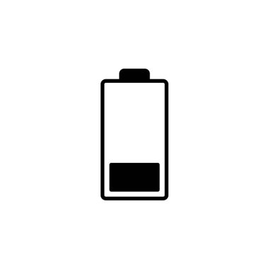 Battery icon vector for web and mobile app. battery charging sign and symbol. battery charge level