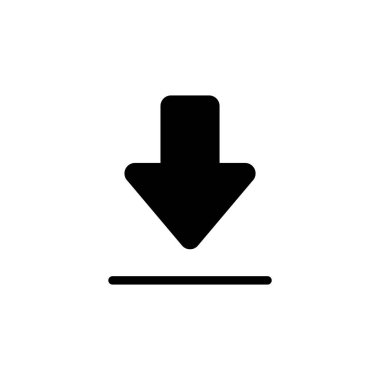 Download icon vector for web and mobile app. Download sign and symbol