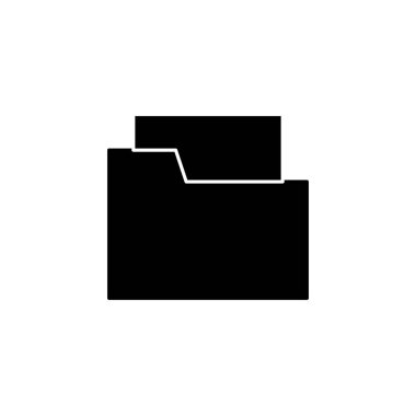 Folder icon vector for web and mobile app. folder sign and symbol