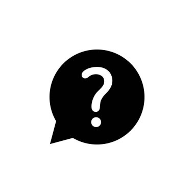 Web ve mobil uygulama için soru simgesi vektörü. soru işareti ve sembol