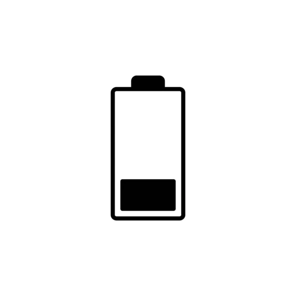 Battery Icon Vector Web Mobile App Battery Charging Sign Symbol — Archivo Imágenes Vectoriales