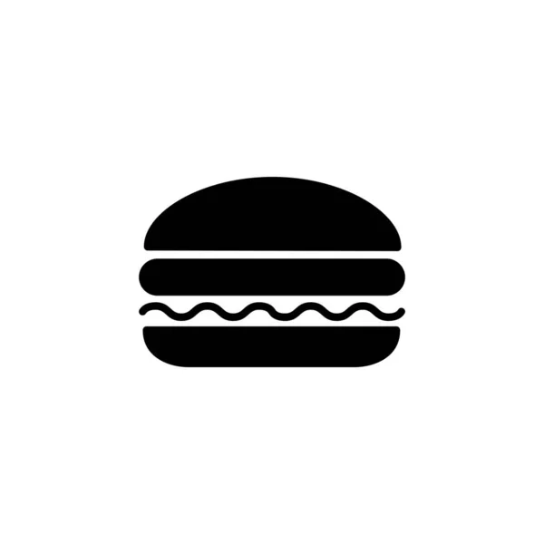 Burger Icon Vector Web Mobile App Burger Sign Symbol Hamburger — Stock Vector