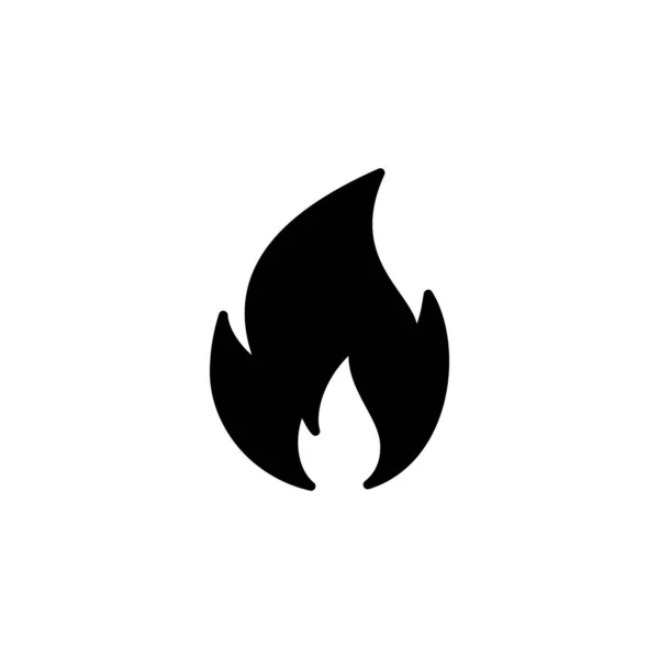 Fire Icon Vector Web Mobile App Fire Sign Symbol – Stock-vektor