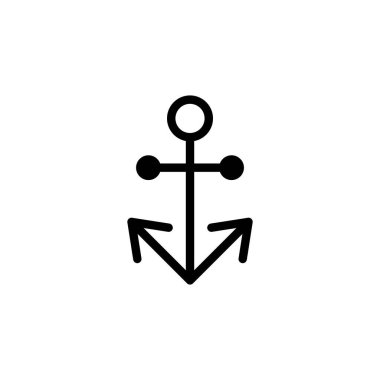 Anchor icon vector for web and mobile app. Anchor sign and symbol. Anchor marine icon.
