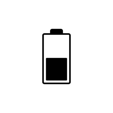 Battery icon vector for web and mobile app. battery charging sign and symbol. battery charge level