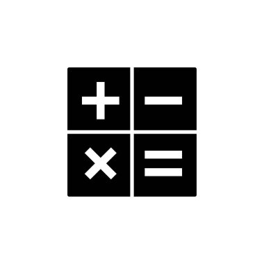 Calculator icon vector for web and mobile app. Accounting calculator sign and symbol.