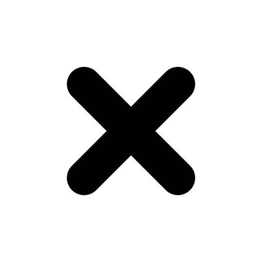 Close icon vector for web and mobile app. Delete sign and symbol. cross sign