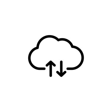 Cloud icon vector for web and mobile app. cloud sign and symbol