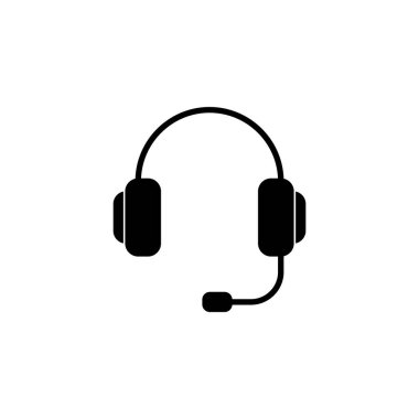 Headphone icon vector for web and mobile app. headphone sign and symbol