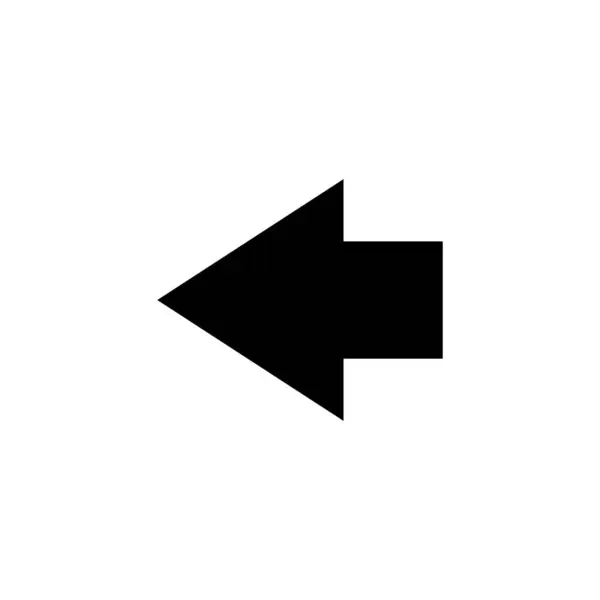 Icono Flecha Vector Para Web Aplicación Móvil Signo Flecha Símbolo — Archivo Imágenes Vectoriales