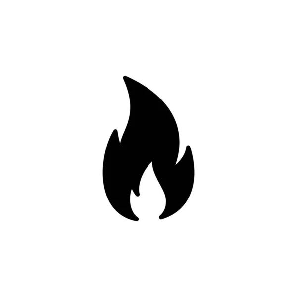 Fire Icon Vector Web Mobile App Fire Sign Symbol — Stockvector