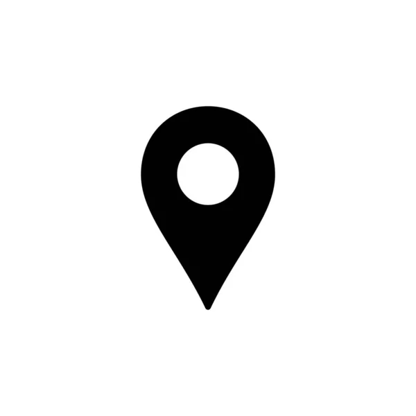 Pin Icon Vector Voor Web Mobiele App Locatiebord Symbool Doelpictogram — Stockvector