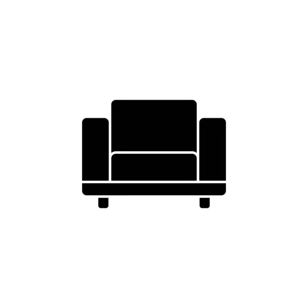 Sofa Icon Vektor Für Web Und Mobile App Sofa Zeichen — Stockvektor