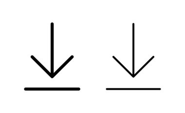 Download icon vector for web and mobile app. Download sign and symbol