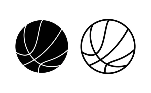 Basketball Icon Vector Web Mobile App Basketball Ball Sign Symbol —  Vetores de Stock