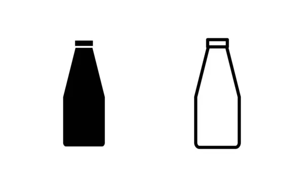 Bottle Icon Vector Web Mobile App Bottle Sign Symbol — ストックベクタ