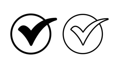 Web ve mobil uygulama için onaylanmış simge vektörü. Onaylanmış Madalya Simgesi