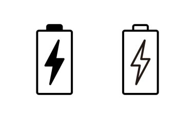 Battery icon vector for web and mobile app. battery charging sign and symbol. battery charge level