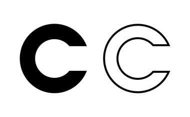 Copyright icon vector for web and mobile app. copyright sign and symbol