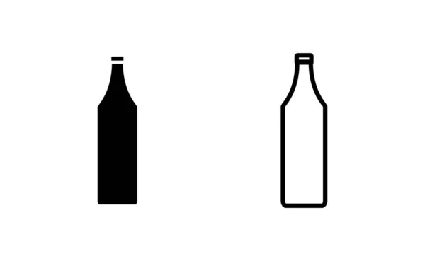 Bottle Icon Vector Web Mobile App Bottle Sign Symbol — Archivo Imágenes Vectoriales