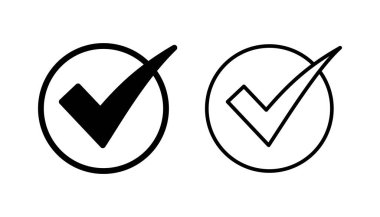 Web ve mobil uygulama için onaylanmış simge vektörü. Onaylanmış Madalya Simgesi