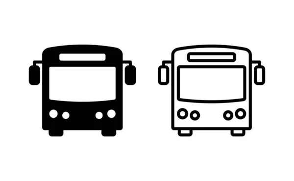 Bus Icon Vector Web Mobile App Bus Sign Symbol Transport — Archivo Imágenes Vectoriales