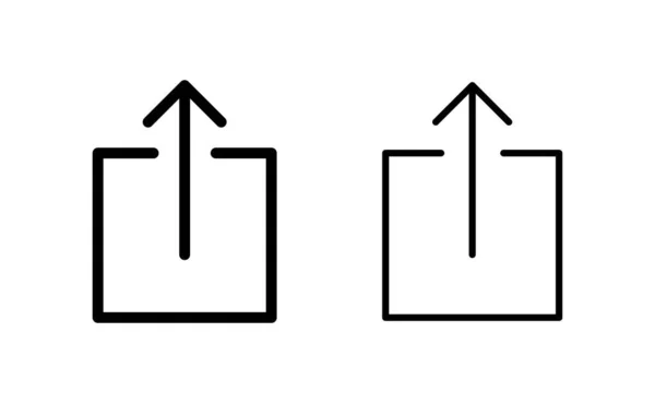 Compartir Vector Icono Para Web Aplicación Móvil Compartiendo Signo Símbolo — Archivo Imágenes Vectoriales