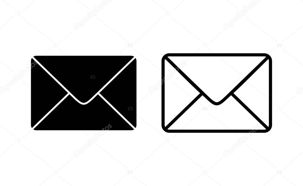 Mail icon vector for web and mobile app. email sign and symbol. E-mail icon. Envelope icon