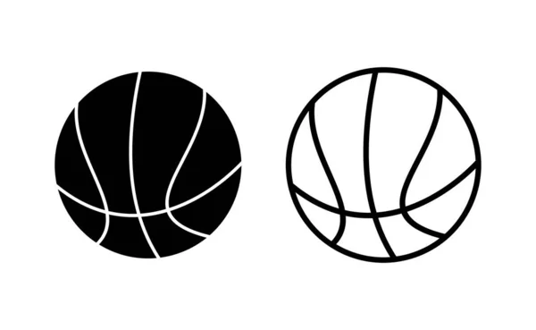 Basketball Icon Vector Web Mobile App Basketball Ball Sign Symbol — Stockvektor