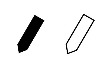 Web ve mobil uygulama için kalem simgesi vektörü. Kalem işareti ve sembol. Simge vektörünü düzenle