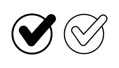 Web ve mobil uygulama için onaylanmış simge vektörü. Onaylanmış Madalya Simgesi