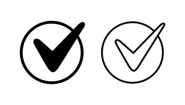 Web ve mobil uygulama için onaylanmış simge vektörü. Onaylanmış Madalya Simgesi